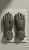 Matte Leather Alpine Gloves
