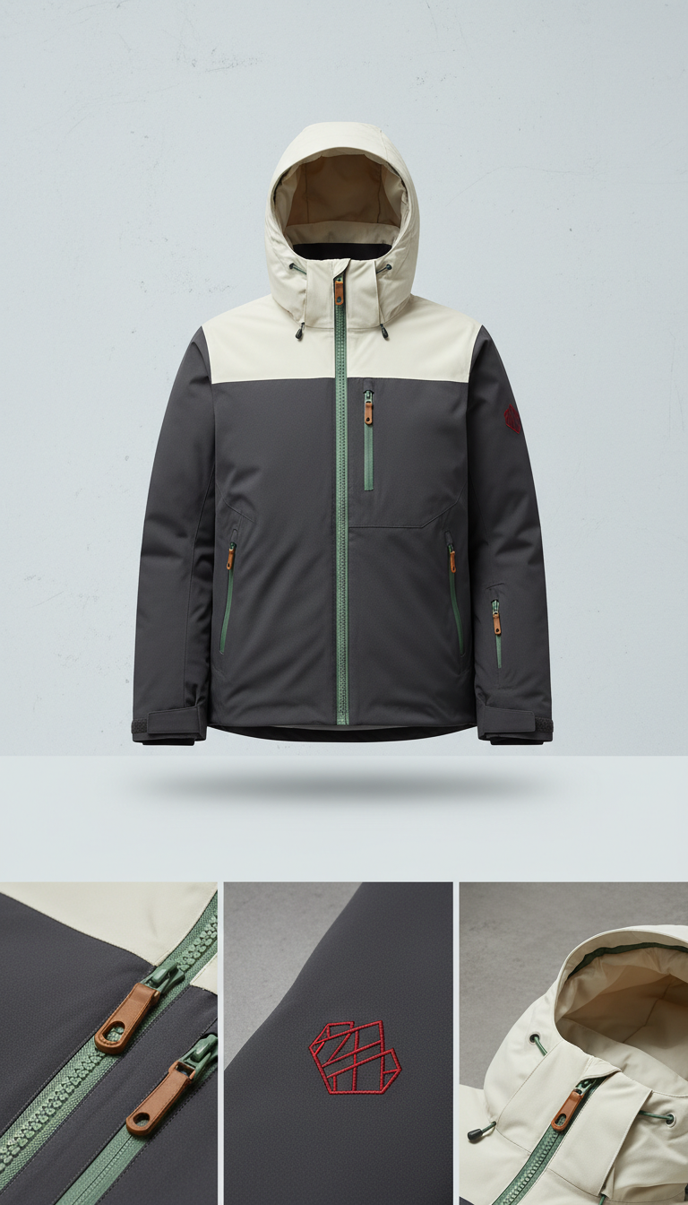 Technical Insulated Ski Jacket